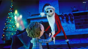 The Nightmare Before Christmas Santa Jack Wallpaper