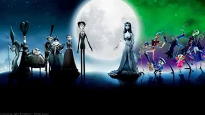 The Nightmare Before Christmas X Corpse Bride Wallpaper