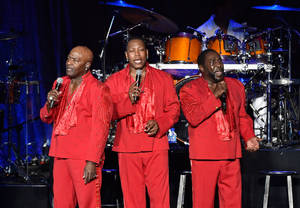 The O'jays Band Performing On Stage Wallpaper