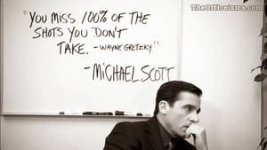 The Office Michael Scott Quote Wallpaper