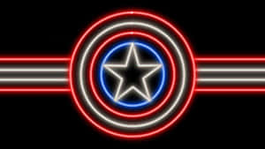 The Official Logo Of Captain America Wallpaper