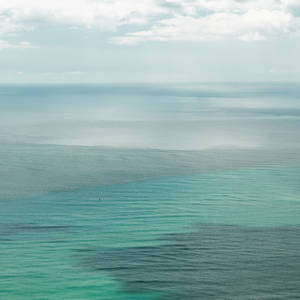 The Ombre Of The Ocean And Sky Wallpaper