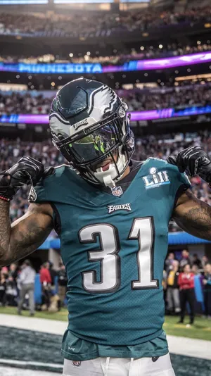 “the Philadelphia Eagles Soar High With Success” Wallpaper