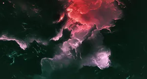 The Power Of Dark Clouds Looming. Wallpaper