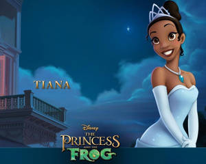 The Princess And The Frog Tiana Poster Wallpaper