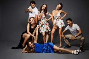 The Quirky Cast Of Wynonna Earp Wallpaper