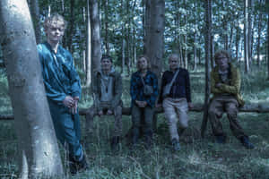 The Rain Series Forest Group Wallpaper