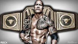 The Rock Championship Title Belt Wallpaper