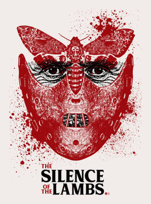 The Silence Of The Lambs Mask Painting Wallpaper