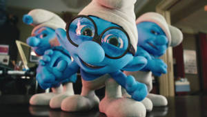 The Smurfs Walk This Way Wallpaper