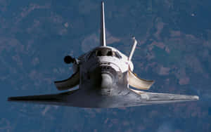 The Space Shuttle In Earth's Orbit Wallpaper