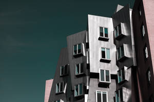 The Stata Center At Mit In Muted Tones Wallpaper