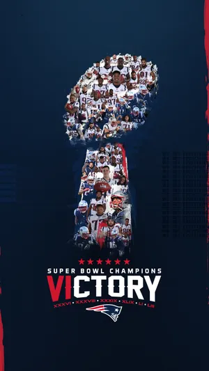 The Super Bowl Champions Victory Poster Wallpaper