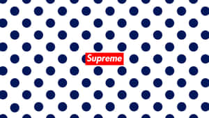The Supreme Logo In All Its Bold, Celebrated Glory. Wallpaper
