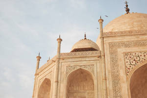 The Taj Mahal's Walls Wallpaper