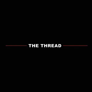The Thread Logo On A Black Background Wallpaper