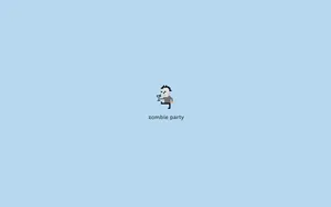 The Tiny Zombie Hidden In The Minimalist Landscape Wallpaper