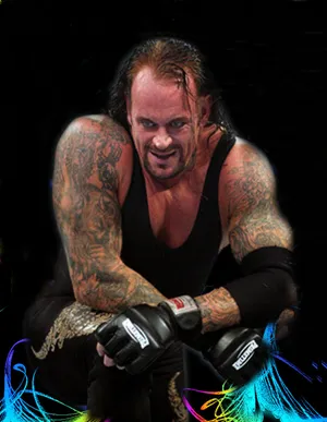 The Undertaker In A Fight Wallpaper