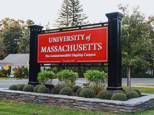 The University Of Massachusetts Official Campus Sign Wallpaper