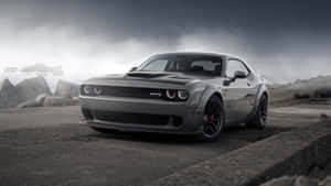 “the Unstoppable Power Of The Hellcat” Wallpaper