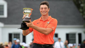 The Victory Of Viktor Hovland Wallpaper