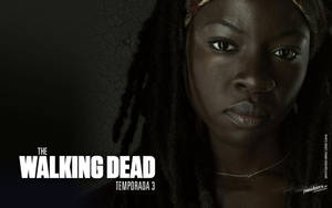 The Walking Dead Michonne Poster Wallpaper