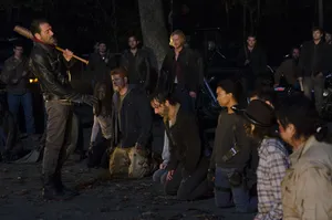 The Walking Dead's Antagonist Negan Wallpaper
