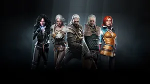 The Witcher 1920x1080 Game Characters Wallpaper