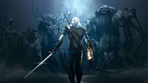 The Witcher 3 Wild Hunt Geralt Facing Demons Wallpaper