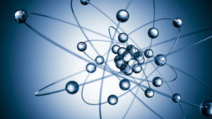 Theoretical Physics Silver Atoms Wallpaper