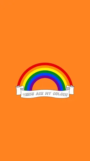 These Are My Colors Aesthetic Lgbt Wallpaper