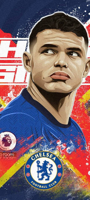 Thiago Silva Digital Drawing Wallpaper