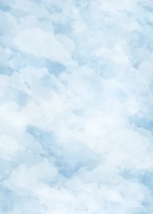 Thick White Smoke Aesthetic Light Blue Wallpaper