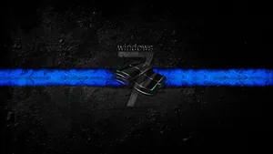 Thin Blue Line Windows 7 Wallpaper