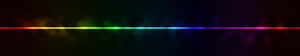 Thin Rainbow Line Dark Triple Monitor Wallpaper