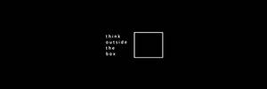 Think Outside The Box Twitter Header Wallpaper