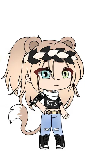 This Badass Tomboy Loves Expressing Herself Through Gacha Life! Wallpaper