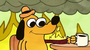 “this Is Fine!” Wallpaper