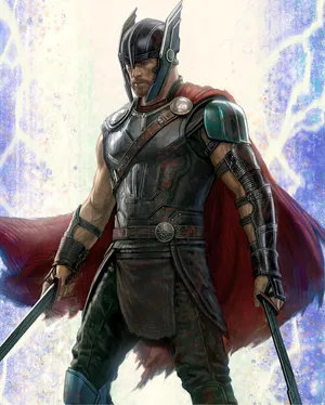 Thor Battle Armor Wallpaper