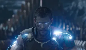 Thor Blue Lightning Eyes Wallpaper
