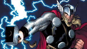 Thor Superhero Animated Poster Wallpaper