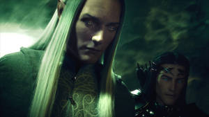 Thranduil And Celebrimbor Shadow Of War 4k Wallpaper