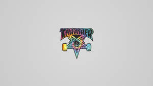 Thrasher Rainbow Skategoat Logo Wallpaper