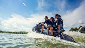 Three Friends Jet Ski Wallpaper