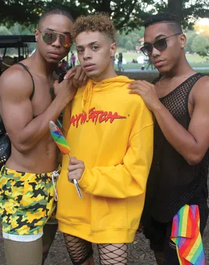 Three Gay Boys Beside Each Other Wallpaper