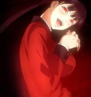Thrilled Yumeko Jabami In Kakegurui Wallpaper