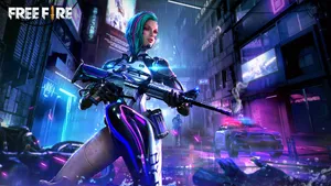 Thrilling Battle In Garena Free Fire Game Wallpaper
