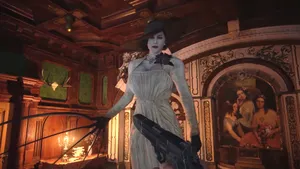 Thrilling Resident Evil Village Scene Wallpaper