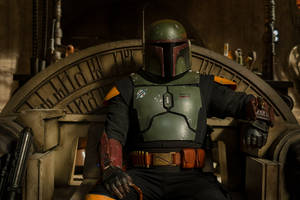 Throne Front View Boba Fett 4k Wallpaper