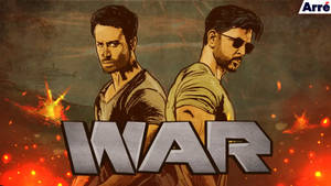 Tiger Shroff Hrithik Roshan War Digital Art Wallpaper